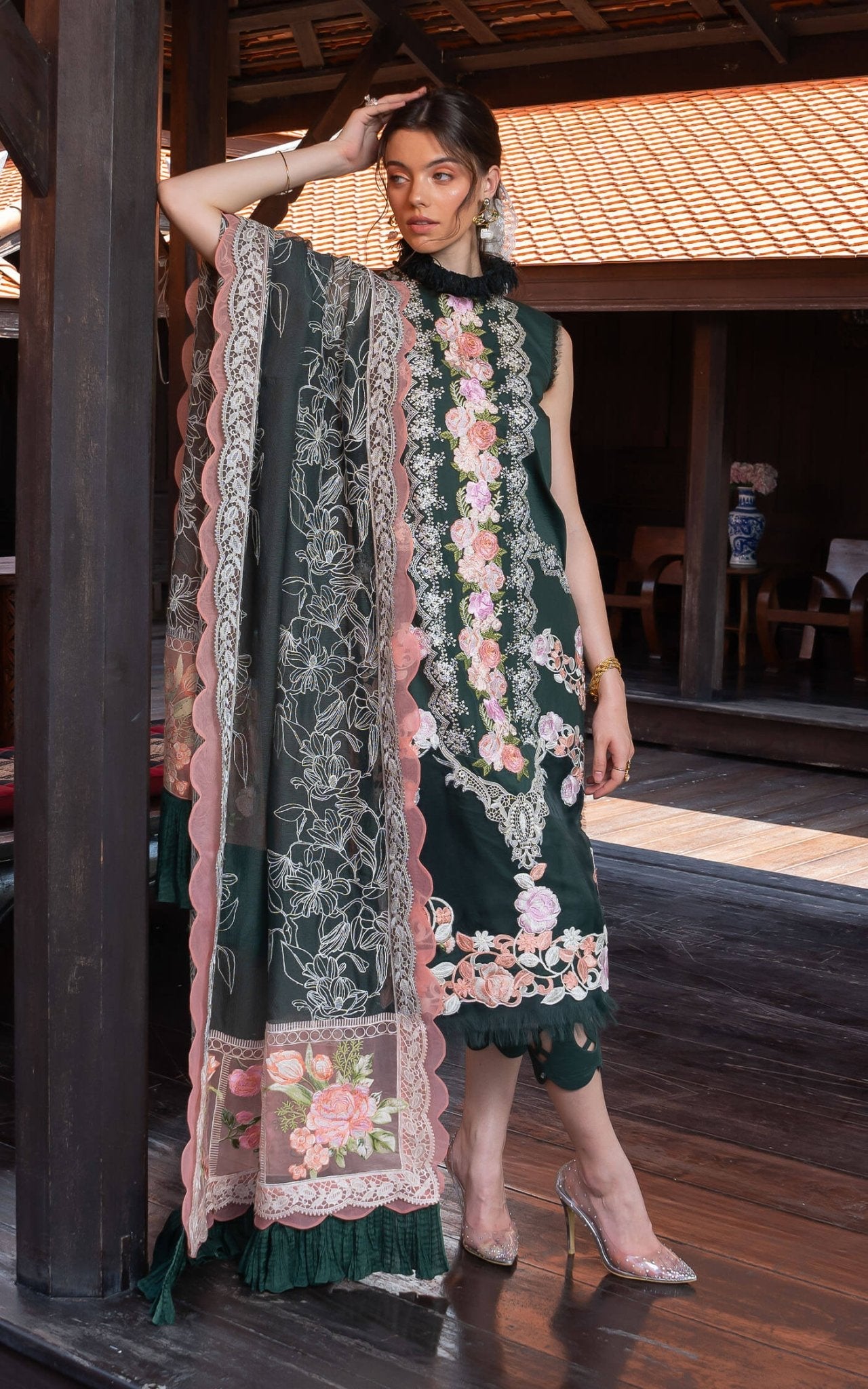 Asifa and Nabeel | Rosemary Ruffles 24 | Charisma by Asifa and Nabeel - Designer Dress - Type: Ladies Clothes - Available at Libayah - 100% Original