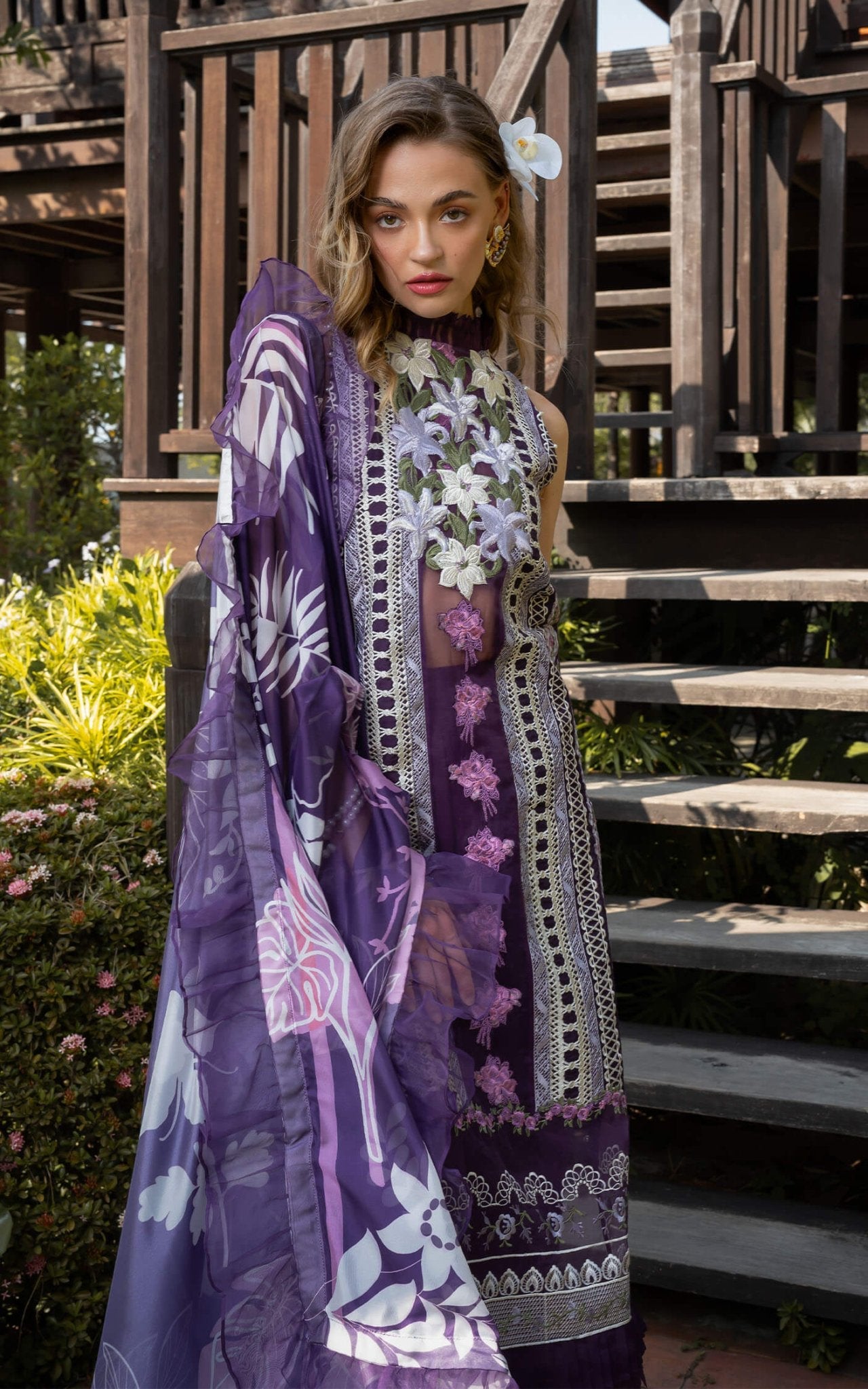 Asifa and Nabeel | Rosemary Ruffles 24 | Dazzle by Asifa and Nabeel - Designer Dress - Type: Ladies Clothes - Available at Libayah - 100% Original