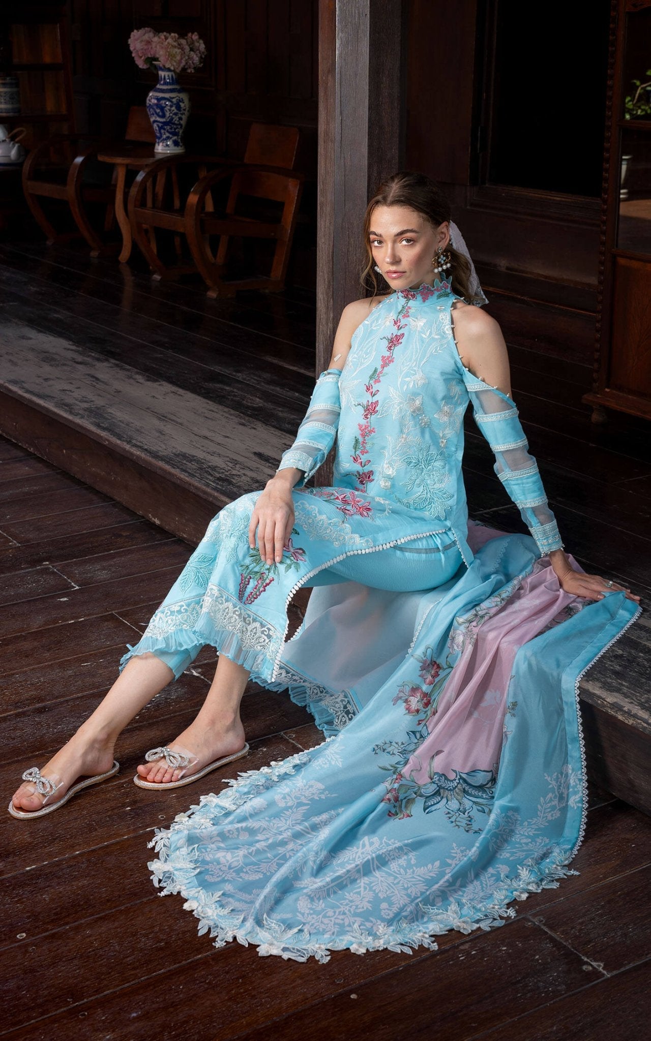 Asifa and Nabeel | Rosemary Ruffles 24 | Utopia by Asifa and Nabeel - Designer Dress - Type: Ladies Clothes - Available at Libayah - 100% Original