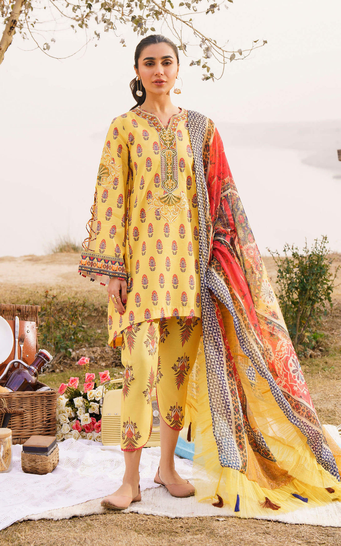 Asifa and Nabeel | Meraki Summer 24 | SONNET-U141M004 by Asifa and Nabeel - Designer Dress - Type: Ladies Clothes - Available at Libayah - 100% Original