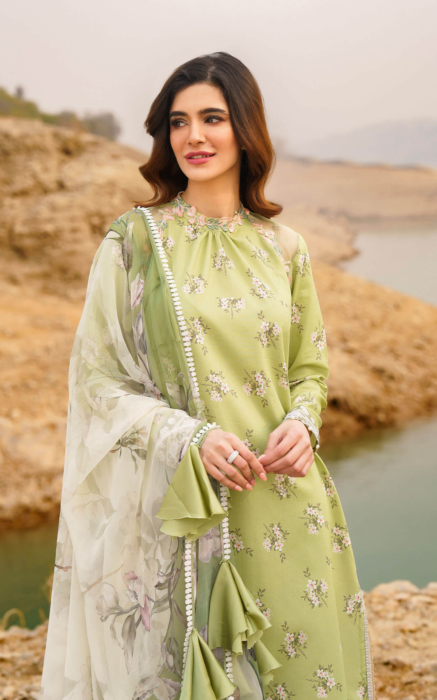 Asifa and Nabeel | Meraki Summer 24 | Lara by Asifa and Nabeel - Designer Dress - Type: Ladies Clothes - Available at Libayah - 100% Original