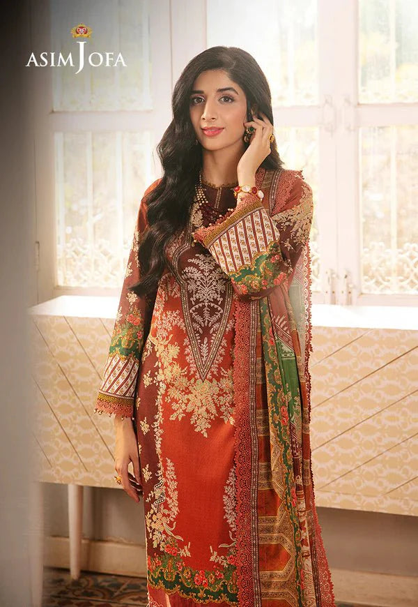 Asim Jofa | Aira Summer Prints | AJAR-14 by Asim Jofa - Designer Dress - Type: Ladies Clothes - Available at Libayah - 100% Original