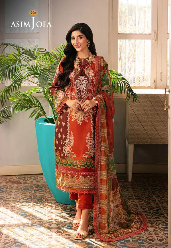 Asim Jofa | Aira Summer Prints | AJAR-14 by Asim Jofa - Designer Dress - Type: Ladies Clothes - Available at Libayah - 100% Original