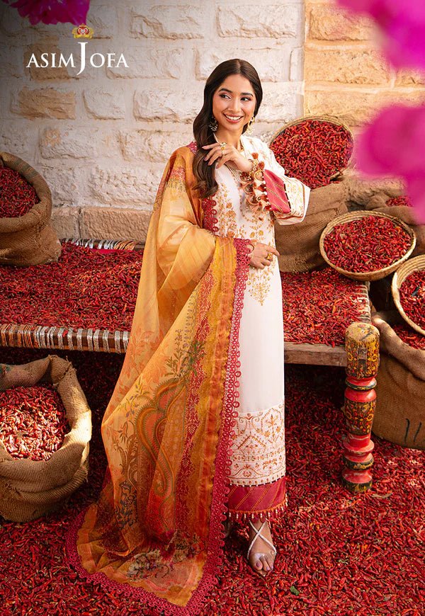 Asim Jofa | Aira Summer Prints | AJAR-30 by Asim Jofa - Designer Dress - Type: Ladies Clothes - Available at Libayah - 100% Original