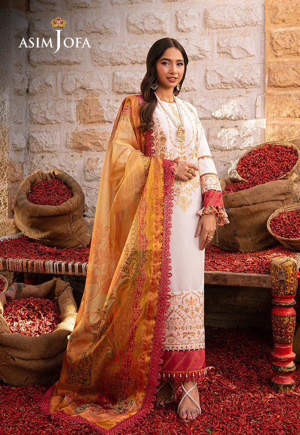 Asim Jofa | Aira Summer Prints | AJAR-30 by Asim Jofa - Designer Dress - Type: Ladies Clothes - Available at Libayah - 100% Original