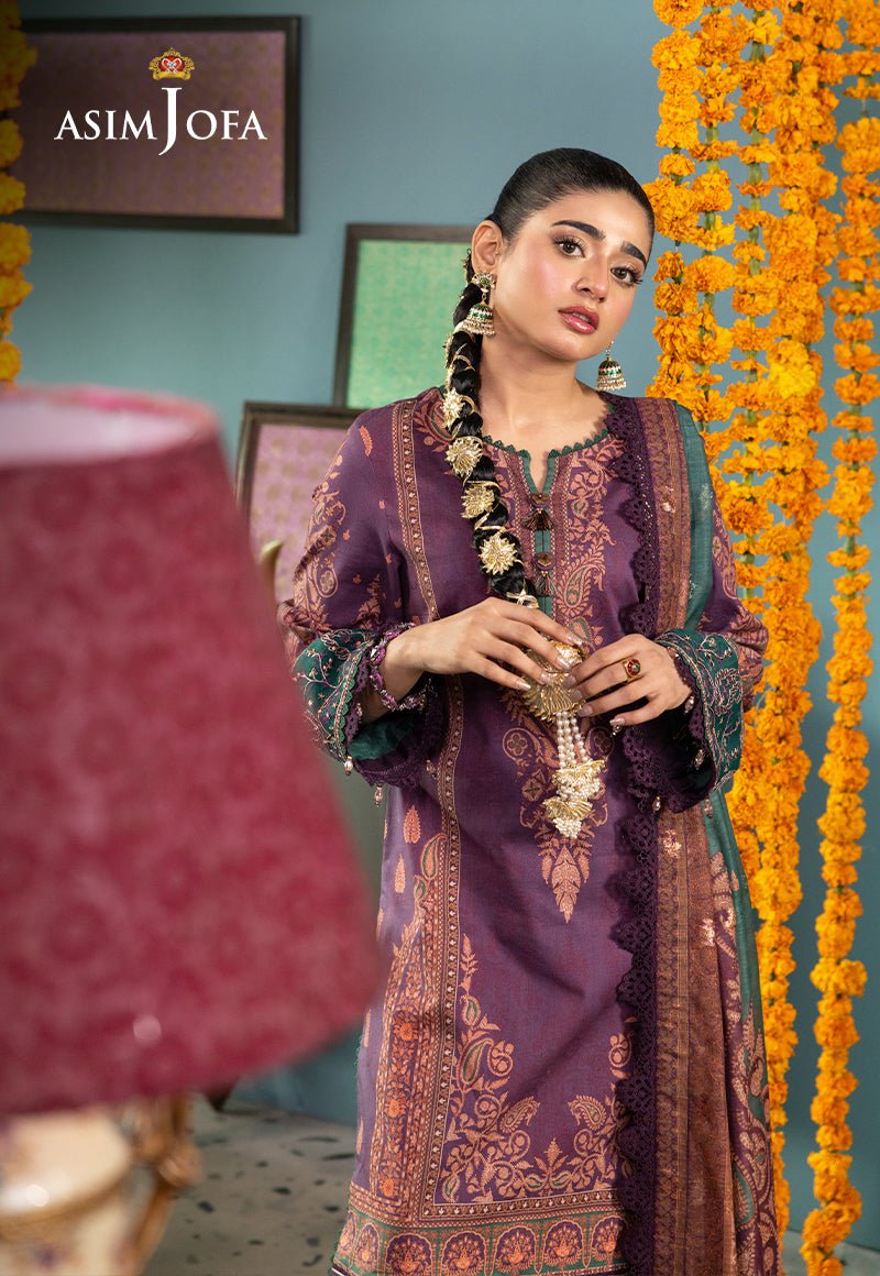 Asim Jofa | Asra Festive Essentials | AJRA-02 by Asim Jofa - Designer Dress - Type: Ladies Clothes - Available at Libayah - 100% Original