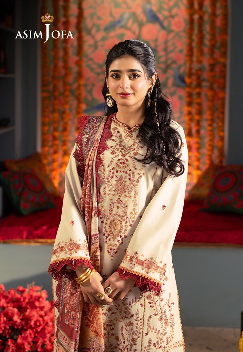 Asim Jofa | Asra Festive Essentials | AJRA-09 by Asim Jofa - Designer Dress - Type: Ladies Clothes - Available at Libayah - 100% Original