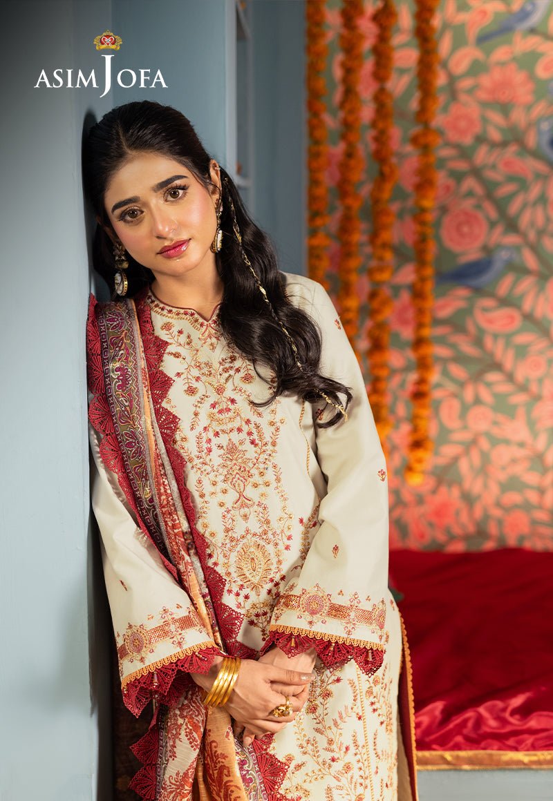 Asim Jofa | Asra Festive Essentials | AJRA-09 by Asim Jofa - Designer Dress - Type: Ladies Clothes - Available at Libayah - 100% Original