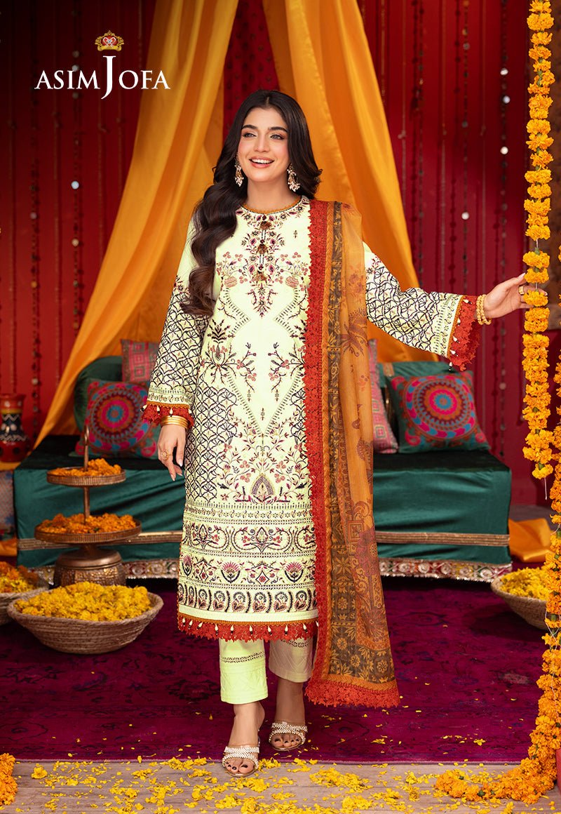 Asim Jofa | Asra Festive Essentials | AJRA-15 by Asim Jofa - Designer Dress - Type: Ladies Clothes - Available at Libayah - 100% Original