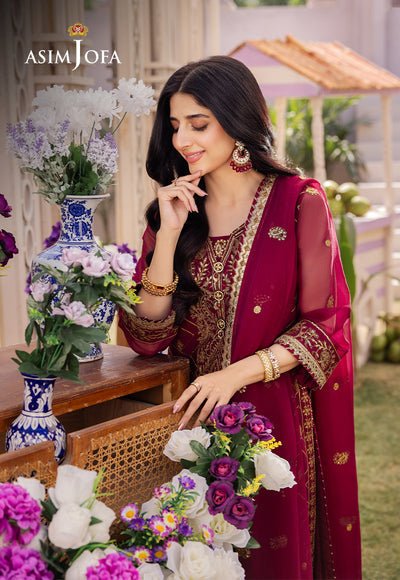 Asim Jofa | Dhanak Rang Collection | AJCF-01 by asim - Designer Dress - Type: Ladies Clothes - Available at Libayah - 100% Original