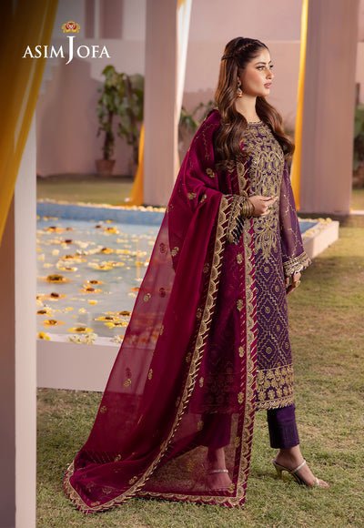 Asim Jofa | Dhanak Rang Collection | AJCF-02 by Asim Jofa - Designer Dress - Type: Ladies Clothes - Available at Libayah - 100% Original