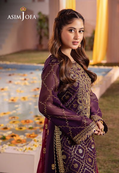Asim Jofa | Dhanak Rang Collection | AJCF-02 by Asim Jofa - Designer Dress - Type: Ladies Clothes - Available at Libayah - 100% Original