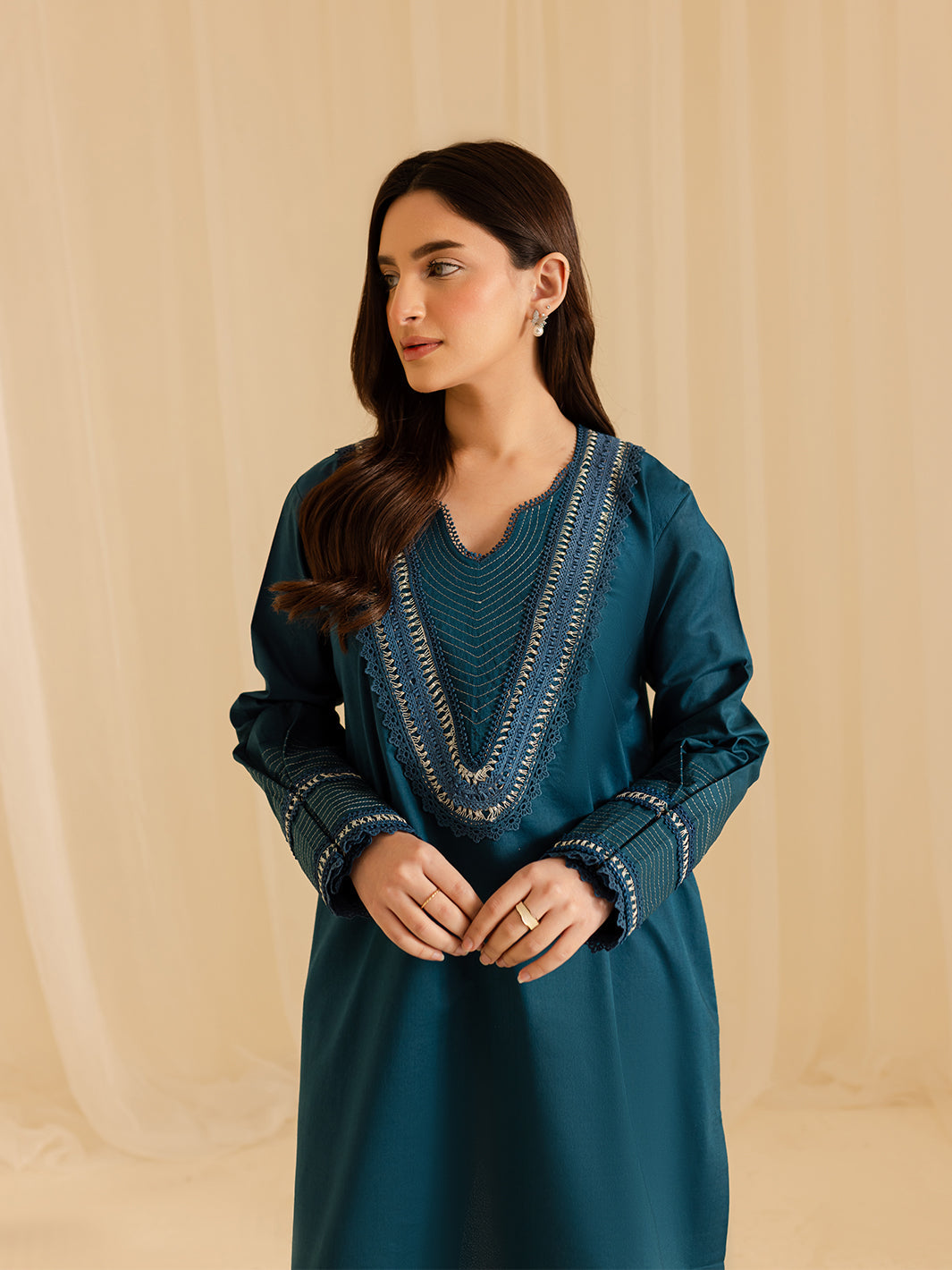 Mahnur | Petal Whispers Lawn Pret | Asteria by Mahnur - Designer Dress - Type: Ladies Clothes - Available at Libayah - 100% Original