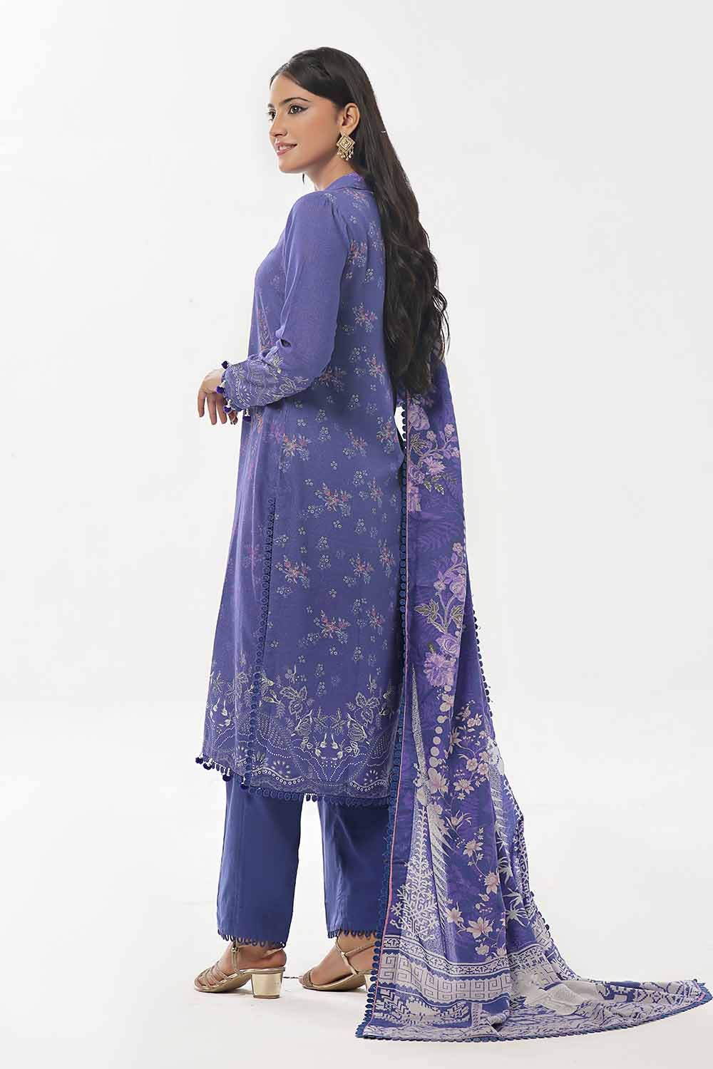 Gul Ahmed | Winter Collection 24 | Karandi Suit AY-42001 by Gul Ahmed - Designer Dress - Type: Ladies Clothes - Available at Libayah - 100% Original
