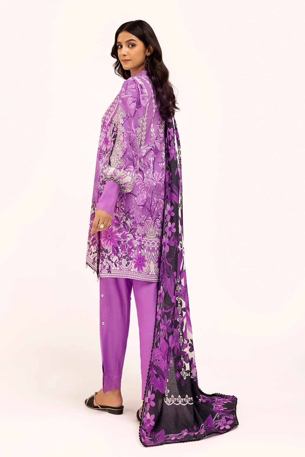 Gul Ahmed | Winter Collection 24 | Karandi Suit AY-42002 by Gul Ahmed - Designer Dress - Type: Ladies Clothes - Available at Libayah - 100% Original