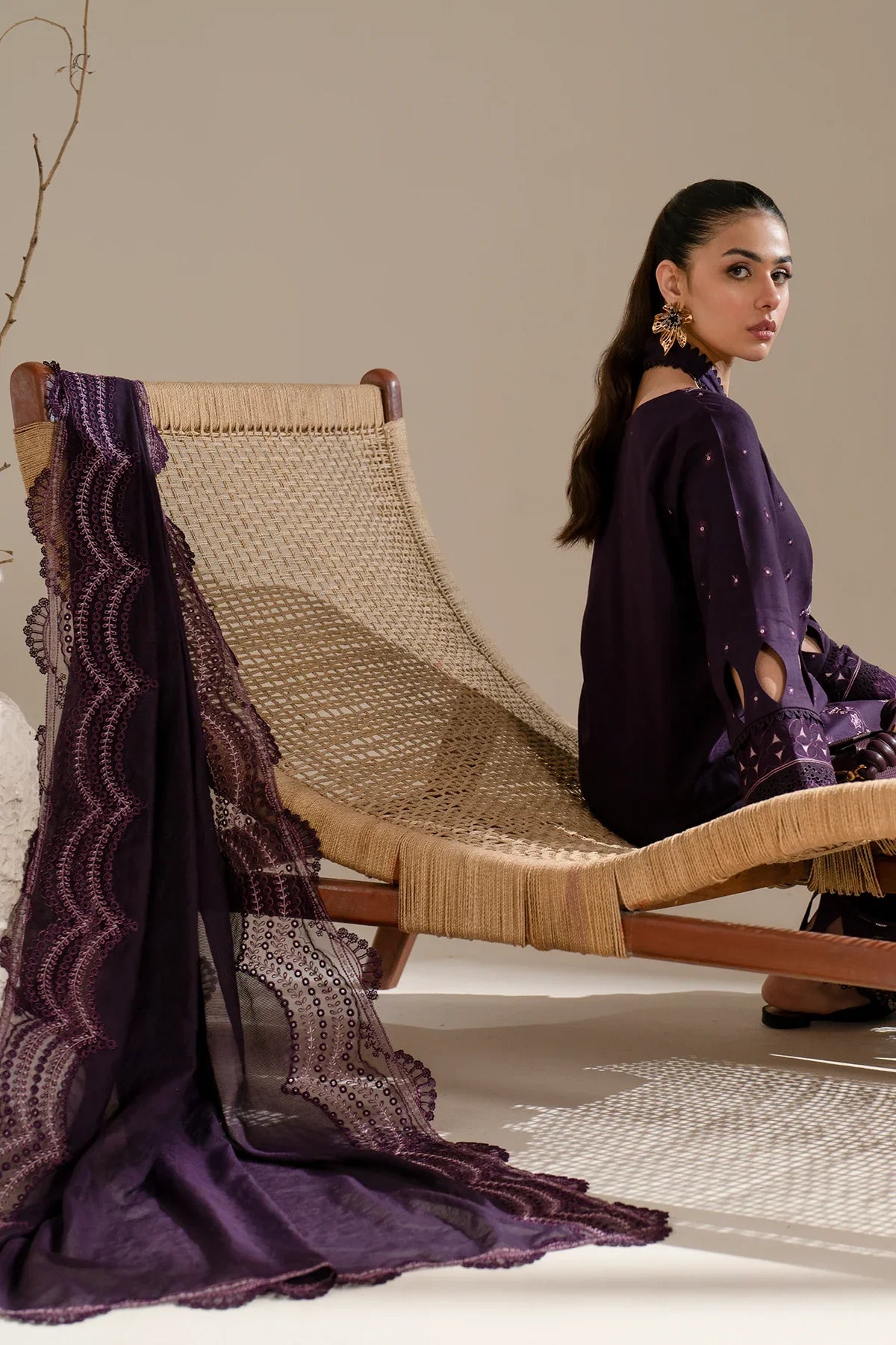 Azzal | Aghaaz Luxury Lawn | Aroma by Azzal - Designer Dress - Type: Ladies Clothes - Available at Libayah - 100% Original