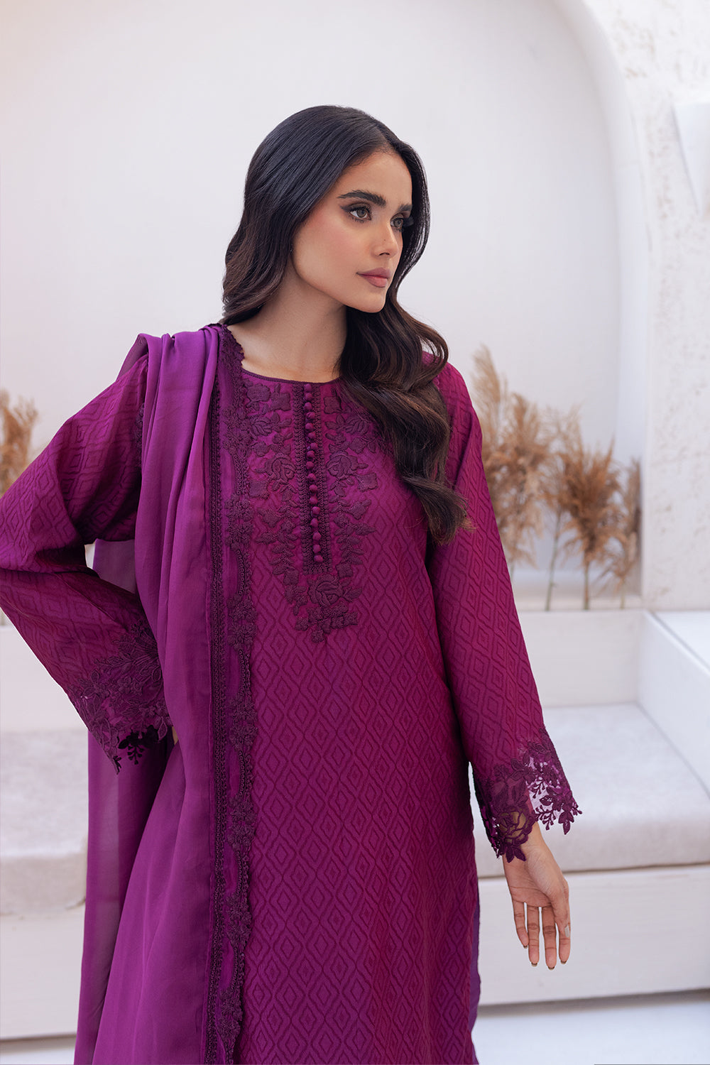 Azure | Ensembles Embroidered Formals | Berry Burst by Azure - Designer Dress - Type: Ladies Clothes - Available at Libayah - 100% Original