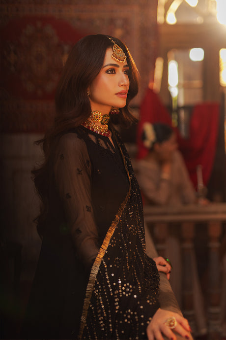 Azure | Ensembles Embroidered Formals | Noir Majesty by Azure - Designer Dress - Type: Ladies Clothes - Available at Libayah - 100% Original