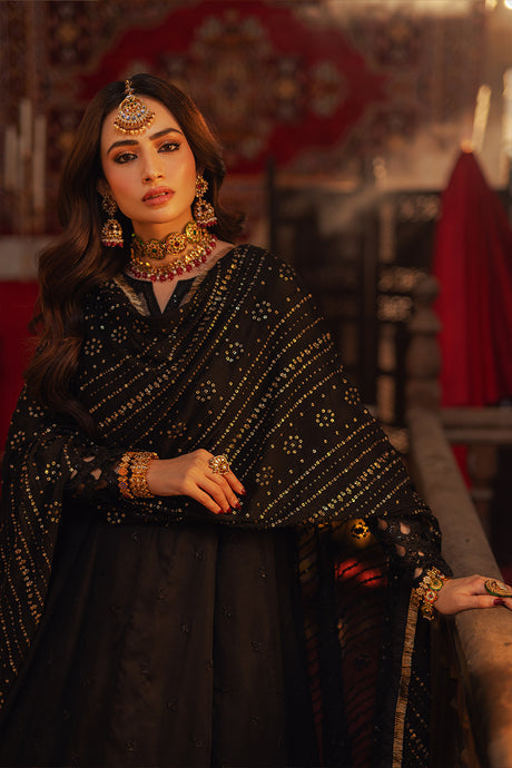 Azure | Ensembles Embroidered Formals | Noir Majesty by Azure - Designer Dress - Type: Ladies Clothes - Available at Libayah - 100% Original