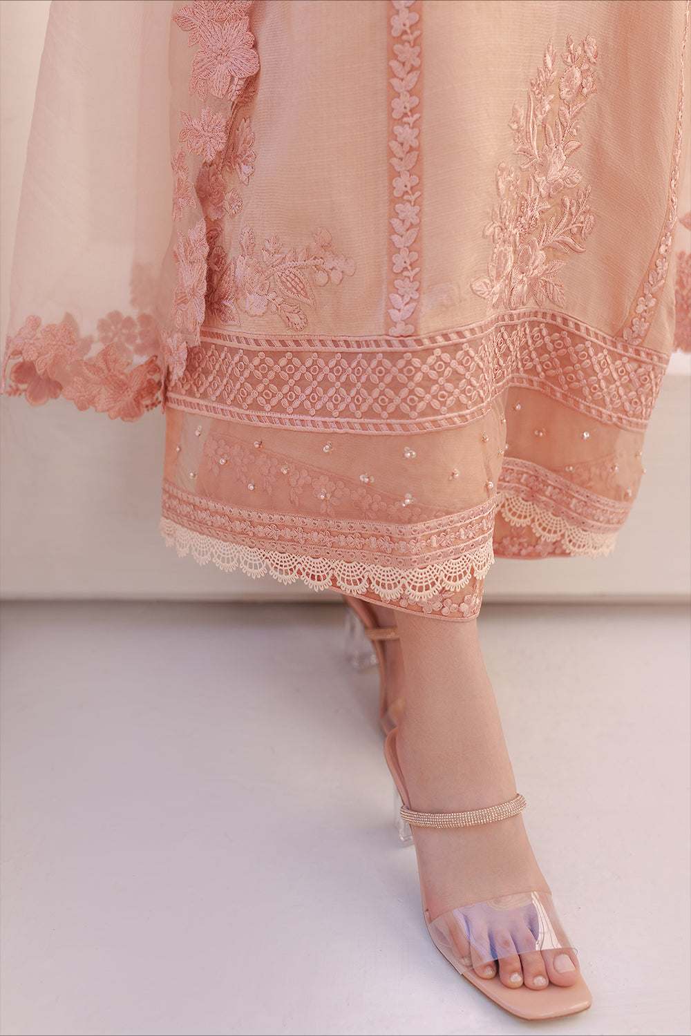 Azure | Ensembles Embroidered Formals | Sable Serenity by Azure - Designer Dress - Type: Ladies Clothes - Available at Libayah - 100% Original