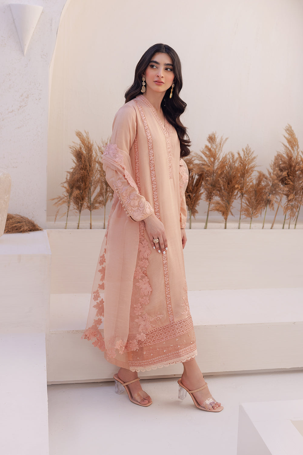 Azure | Ensembles Embroidered Formals | Sable Serenity by Azure - Designer Dress - Type: Ladies Clothes - Available at Libayah - 100% Original