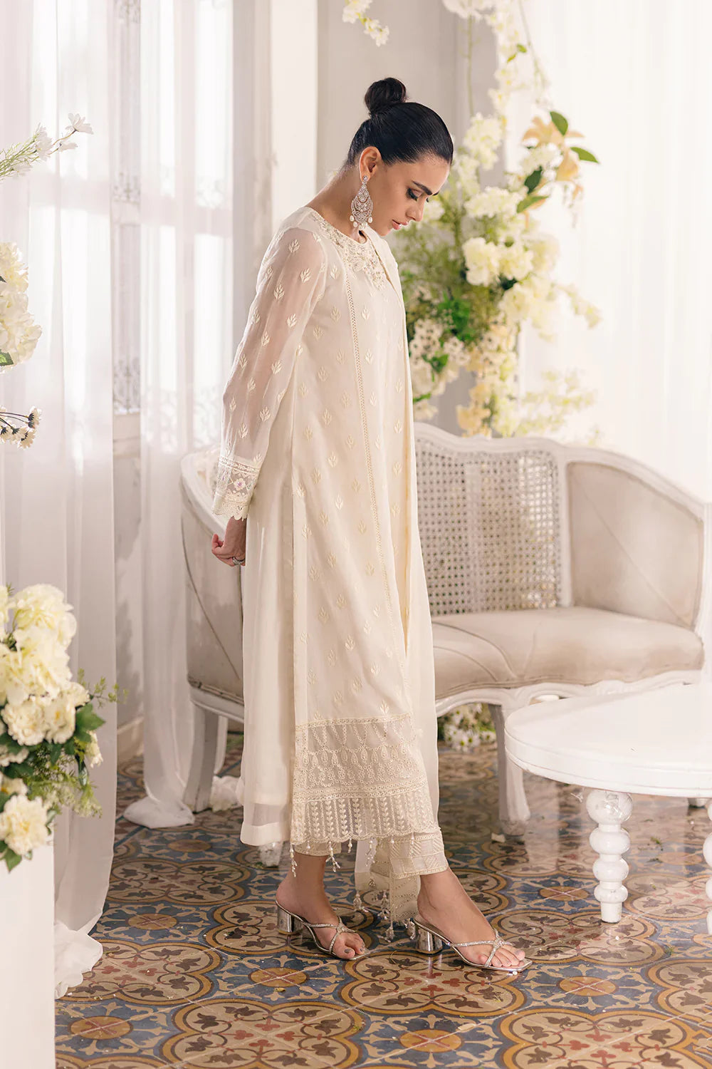 Azure | Ensembles Embroidered Formals | Angelic Frost by Azure - Designer Dress - Type: Ladies Clothes - Available at Libayah - 100% Original