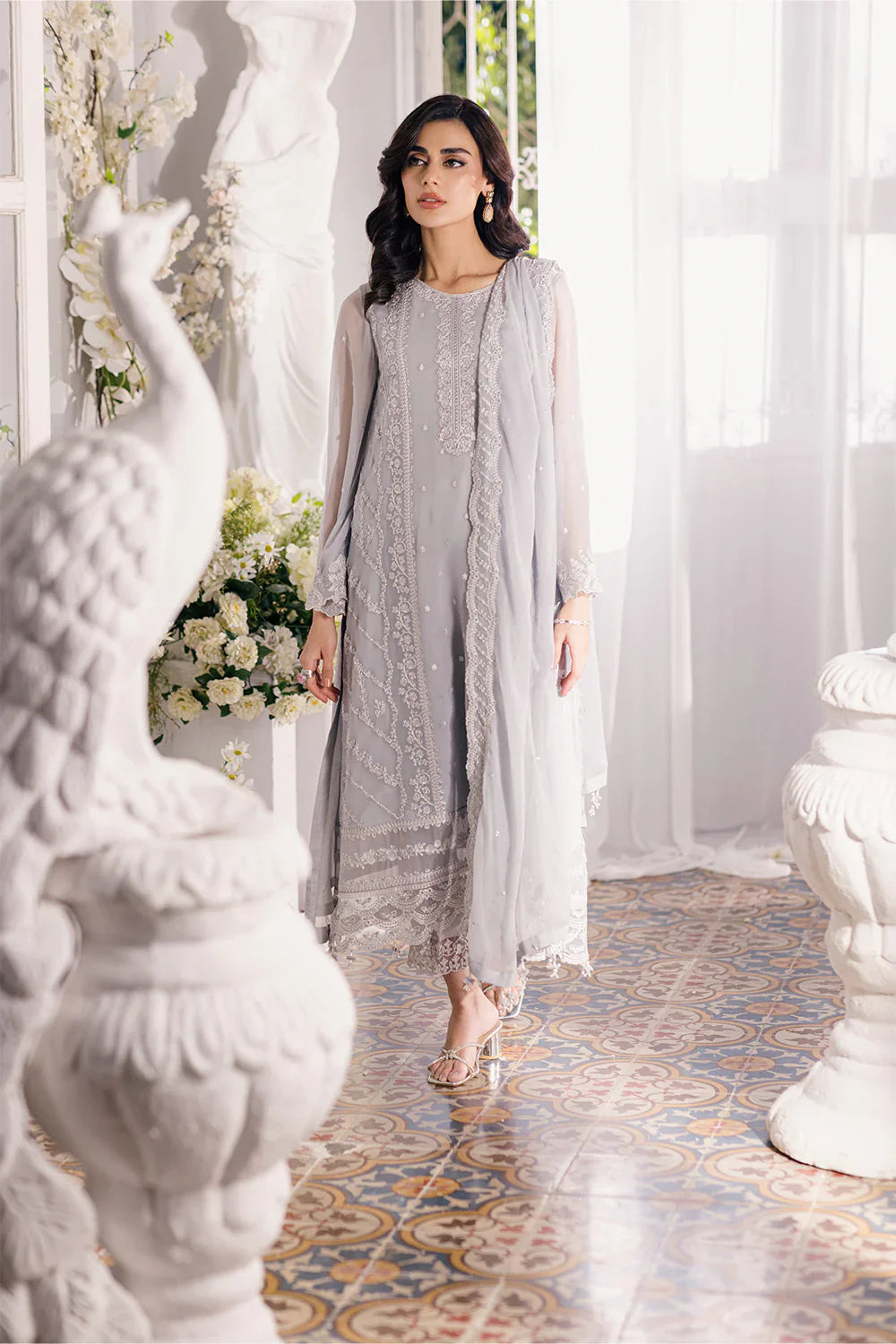 Azure | Ensembles Embroidered Formals | Moon Storm by Azure - Designer Dress - Type: Ladies Clothes - Available at Libayah - 100% Original