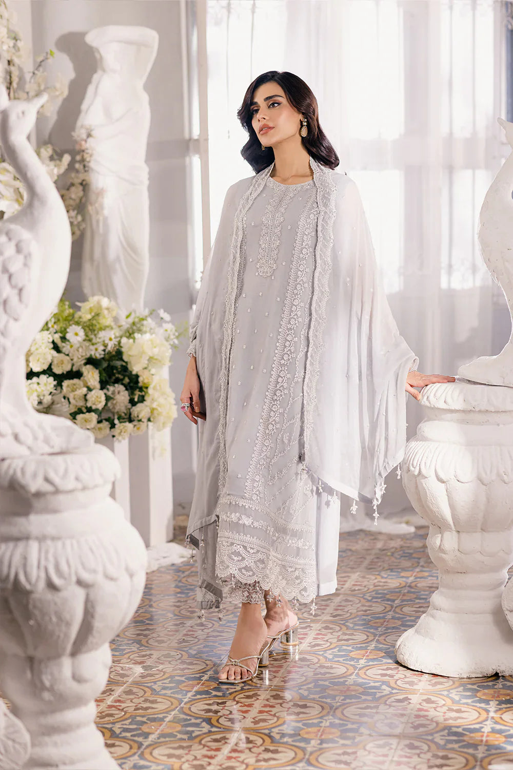 Azure | Ensembles Embroidered Formals | Moon Storm by Azure - Designer Dress - Type: Ladies Clothes - Available at Libayah - 100% Original