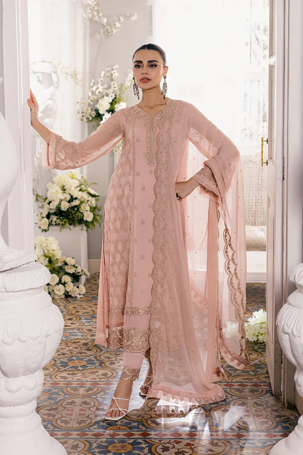 Azure | Ensembles Embroidered Formals | Nectaine by Azure - Designer Dress - Type: Ladies Clothes - Available at Libayah - 100% Original