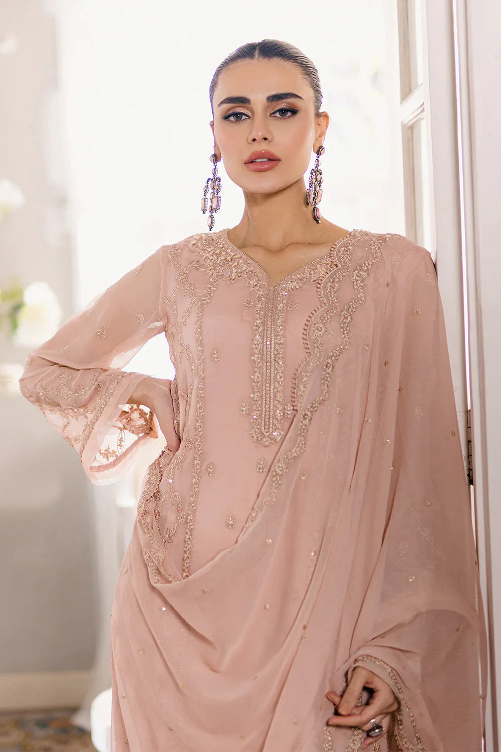 Azure | Ensembles Embroidered Formals | Nectaine by Azure - Designer Dress - Type: Ladies Clothes - Available at Libayah - 100% Original