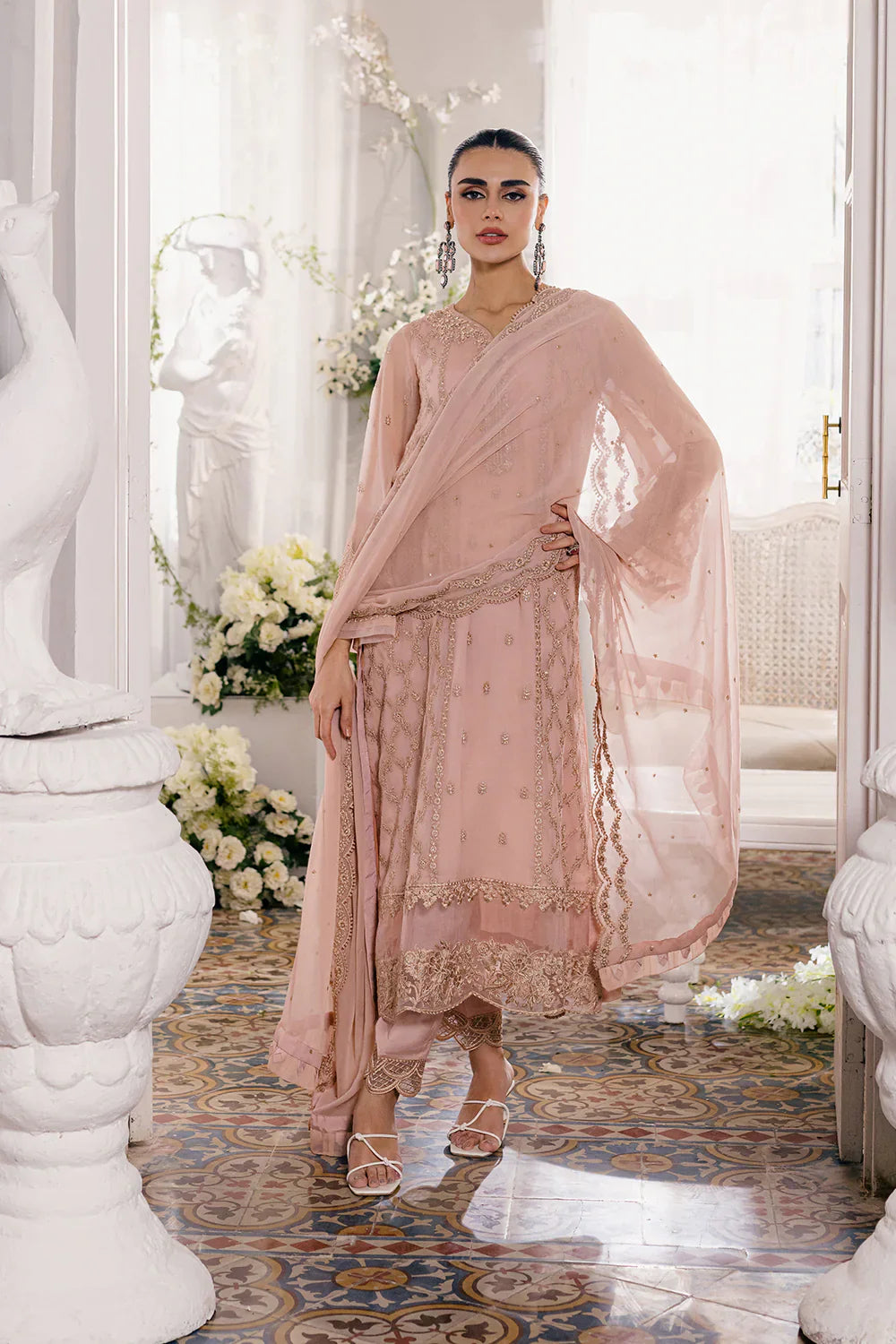 Azure | Ensembles Embroidered Formals | Nectaine by Azure - Designer Dress - Type: Ladies Clothes - Available at Libayah - 100% Original