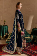 Marjjan | De Rose Velvet | MRV-10 (BLUE) by Marjjan - Designer Dress - Type: Ladies Clothes - Available at Libayah - 100% Original