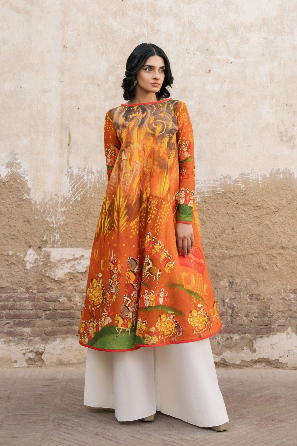 Fahad Hussayn | Lawn Banger | Baori by Fahad Hussayn - Designer Dress - Type: Ladies Clothes - Available at Libayah - 100% Original