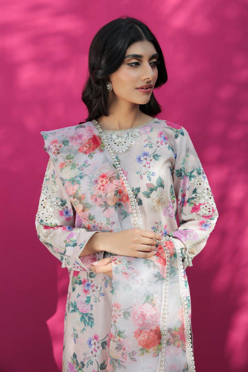 Baroque | Lawn Collection 24 | UF-191 by Baroque - Designer Dress - Type: Ladies Clothes - Available at Libayah - 100% Original