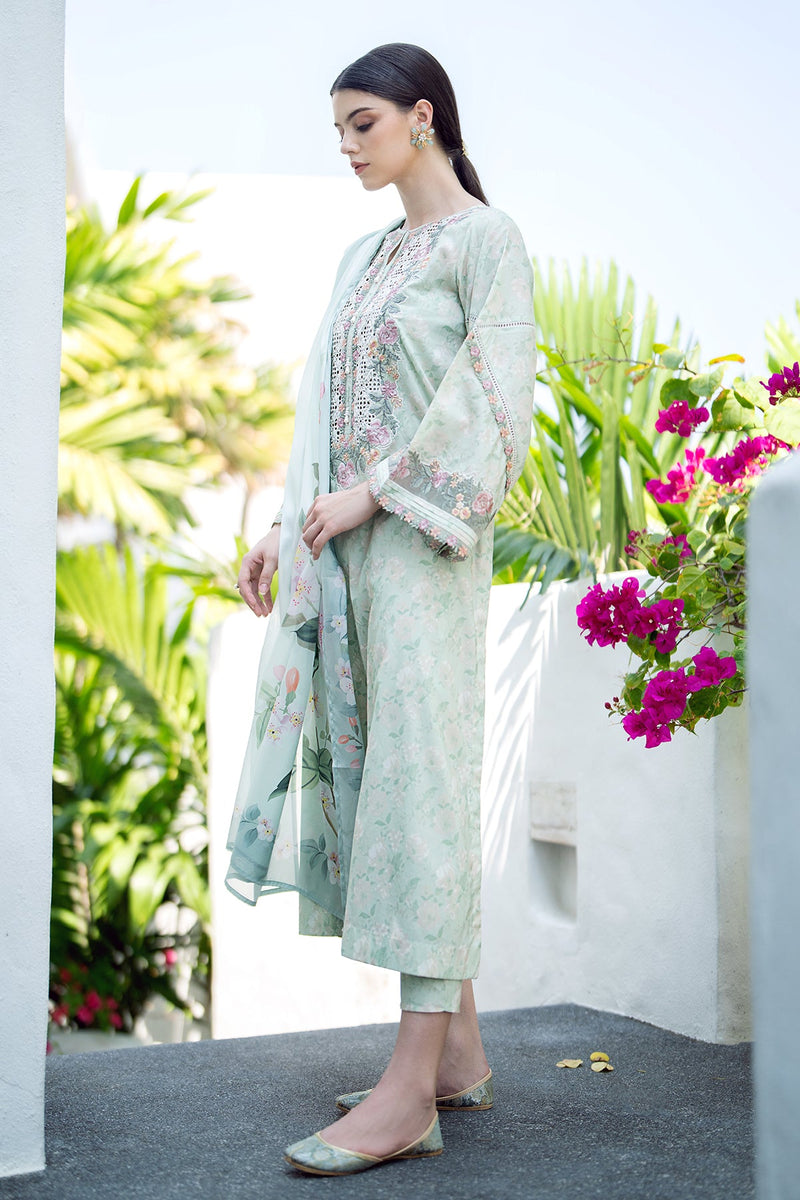 Baroque | Lawn Collection 24 | UF-550 by Baroque - Designer Dress - Type: Ladies Clothes - Available at Libayah - 100% Original