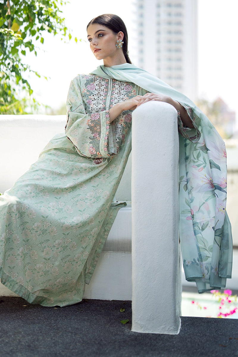 Baroque | Lawn Collection 24 | UF-550 by Baroque - Designer Dress - Type: Ladies Clothes - Available at Libayah - 100% Original