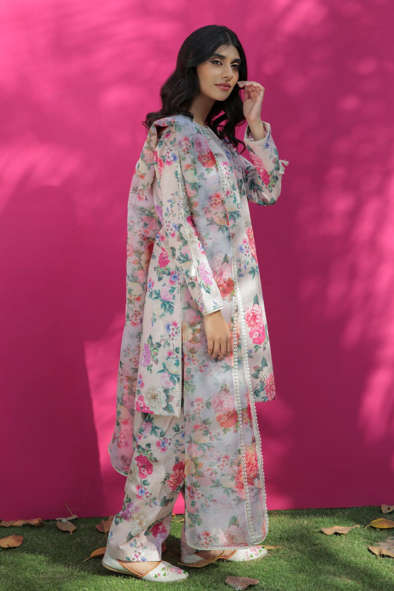 Baroque | Lawn Collection 24 | UF-191 by Baroque - Designer Dress - Type: Ladies Clothes - Available at Libayah - 100% Original
