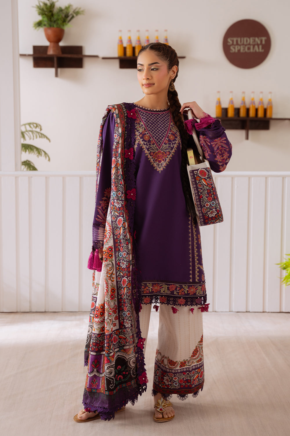 Saira Rizwan | Laanem Summer Lawn 25 | ELIF-B-SRL25-05 by Saira Rizwan - Designer Dress - Type: Ladies Clothes - Available at Libayah - 100% Original