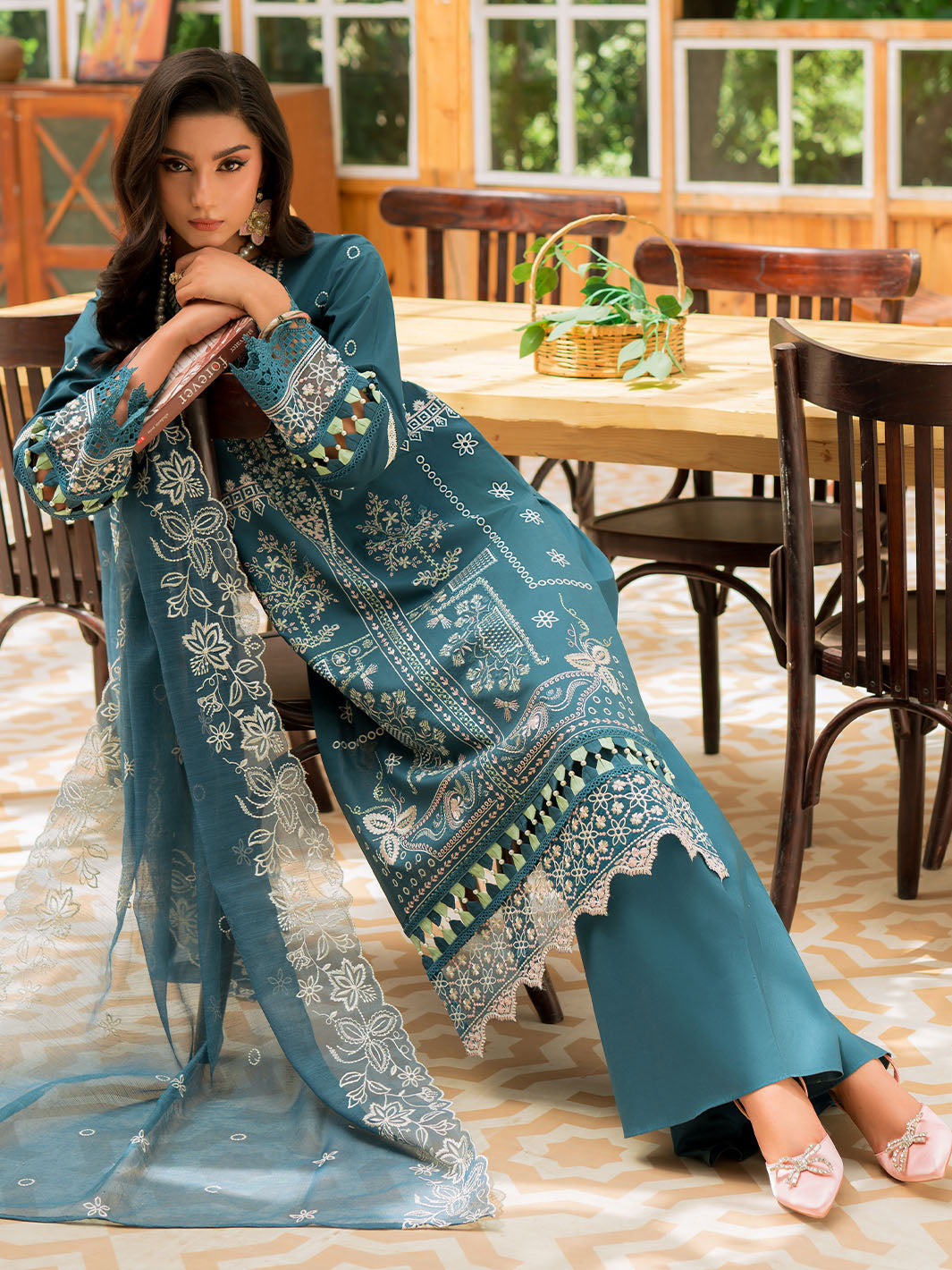 Mahnur | Bella Lawn 24 | BL - 01 by Mahnur - Designer Dress - Type: Ladies Clothes - Available at Libayah - 100% Original