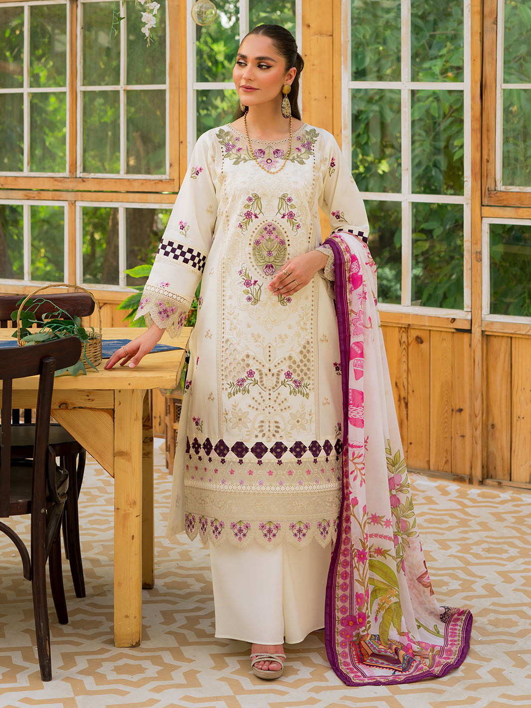 Mahnur | Bella Lawn 24 | BL - 04 by Mahnur - Designer Dress - Type: Ladies Clothes - Available at Libayah - 100% Original