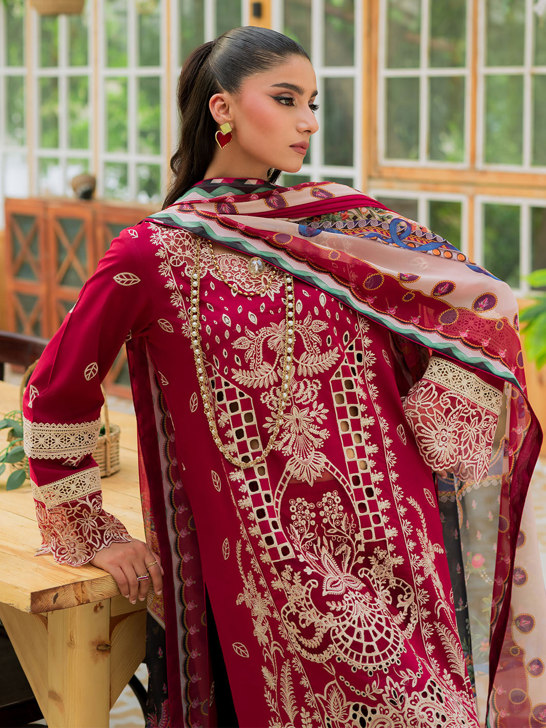 Mahnur | Bella Lawn 24 | BL - 08 by Mahnur - Designer Dress - Type: Ladies Clothes - Available at Libayah - 100% Original