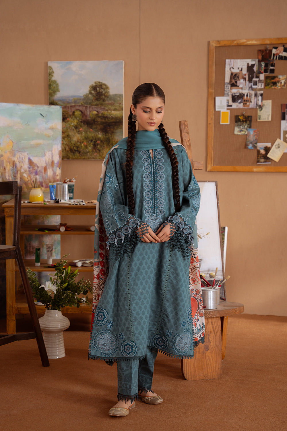 Saira Rizwan | Laanem Summer Lawn 25 | SEREN-B-SRL25-08 by Saira Rizwan - Designer Dress - Type: Ladies Clothes - Available at Libayah - 100% Original