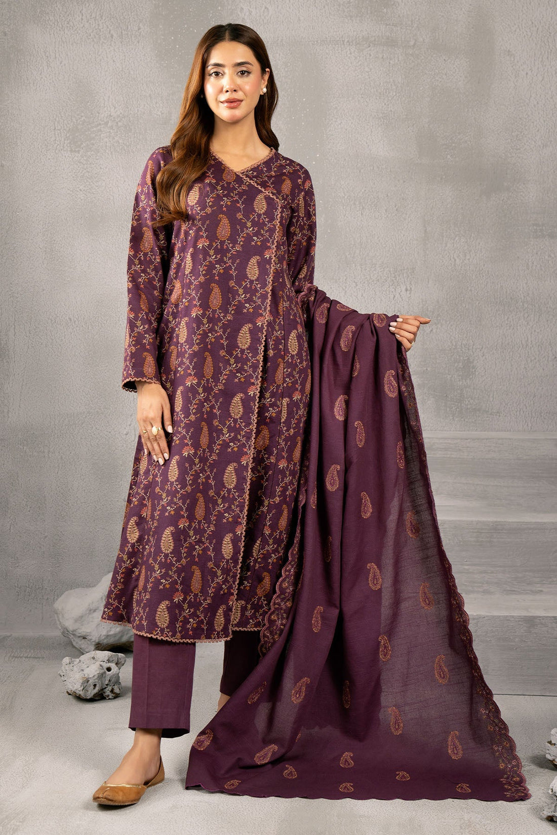 Kayseria | Winter Khaddar 24 | C6069-2 by Kayseria - Designer Dress - Type: Ladies Clothes - Available at Libayah - 100% Original