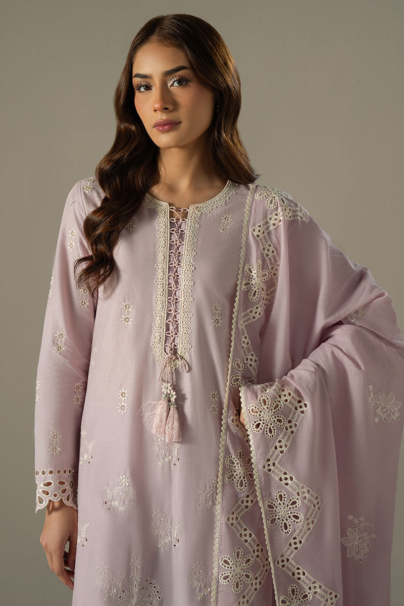 Cross Stitch | Chikankari Lawn 25 | LILAC BLOOM by Cross Stitch - Designer Dress - Type: Ladies Clothes - Available at Libayah - 100% Original