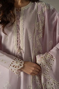 Cross Stitch | Chikankari Lawn 25 | LILAC BLOOM by Cross Stitch - Designer Dress - Type: Ladies Clothes - Available at Libayah - 100% Original