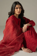 Cross Stitch | Chikankari Lawn 25 | CARMINE GRIS by Cross Stitch - Designer Dress - Type: Ladies Clothes - Available at Libayah - 100% Original