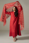 Cross Stitch | Chikankari Lawn 25 | CARMINE GRIS by Cross Stitch - Designer Dress - Type: Ladies Clothes - Available at Libayah - 100% Original