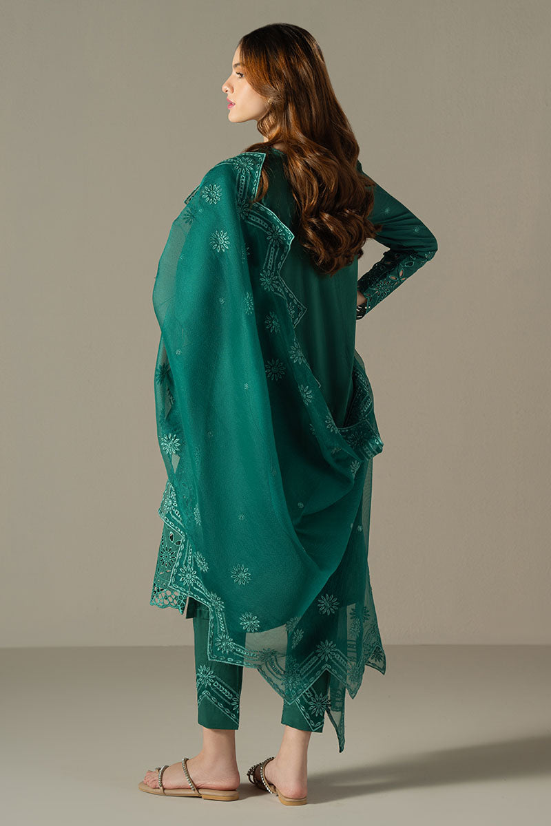 Cross Stitch | Chikankari Lawn 25 | VERDENT FLORA by Cross Stitch - Designer Dress - Type: Ladies Clothes - Available at Libayah - 100% Original