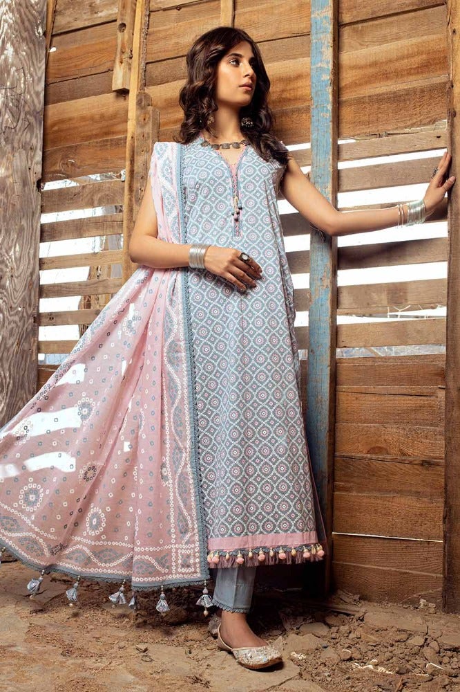 Gul Ahmed | Chunri Collection | CL-42008 A by Gul Ahmed - Designer Dress - Type: Ladies Clothes - Available at Libayah - 100% Original