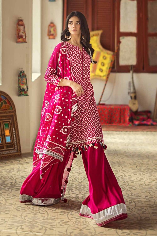 Gul Ahmed | Chunri Collection | CL-42008 B by Gul Ahmed - Designer Dress - Type: Ladies Clothes - Available at Libayah - 100% Original